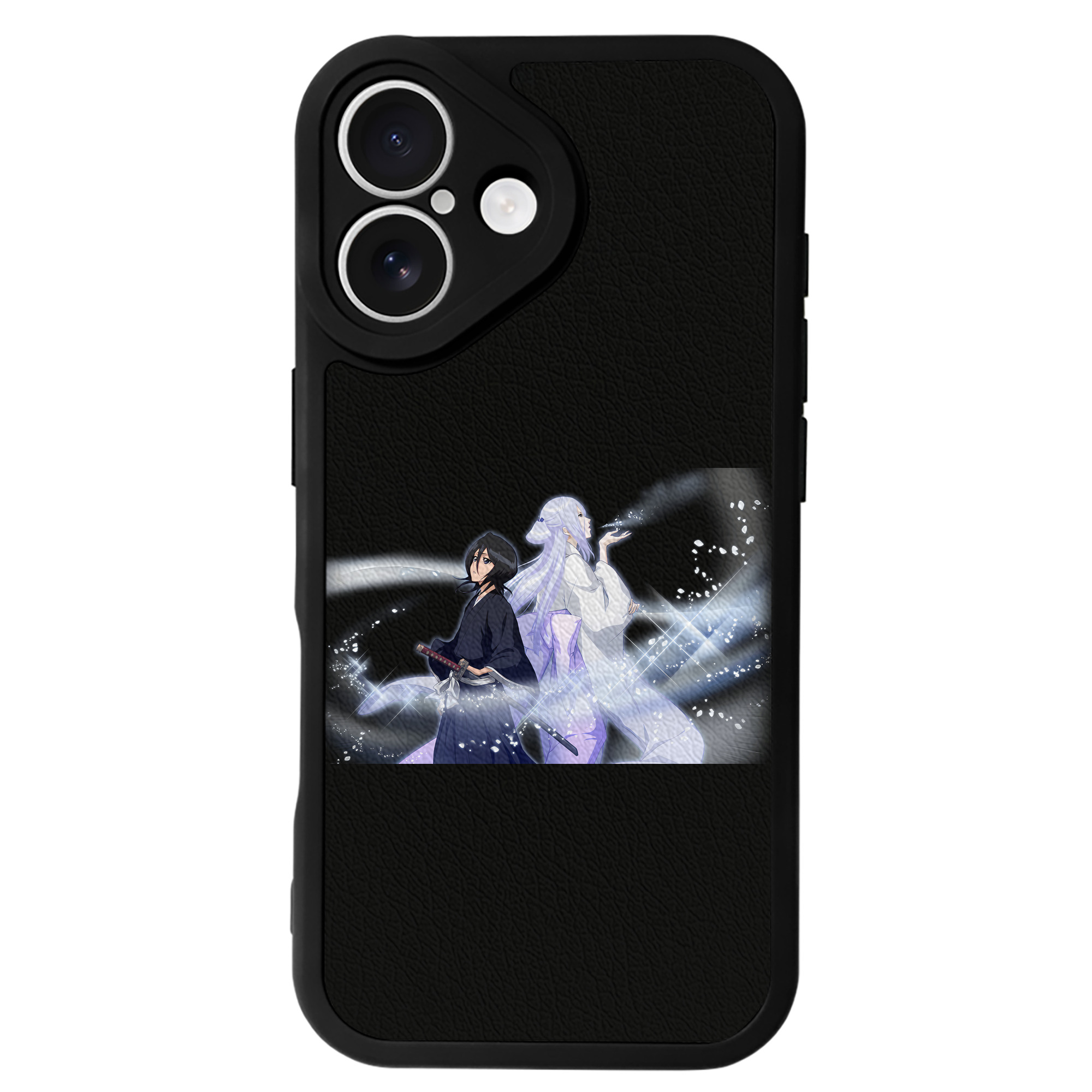 （画像用） ブリーチ 朽木ルキア BLEACH Kuchiki Rukia 【iPhone 16シリーズ対応】シリコンスマホケース（レザー調） 材質：シリコン